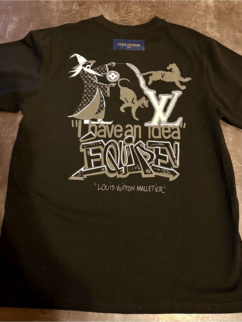 LV Black Graphic Tee
